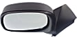 Driver Side Mirror, Power Adjust, Heated, Manual Folding, Textured Black, No Signal Light, No Memory, No Puddle Light, No Auto-Dim, No Blind Spot Feature