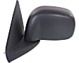 Driver Side Mirror, Power Adjust, Heated, Manual Folding, Textured Black, No Signal Light, No Memory, No Puddle Light, No Auto-Dim, No Blind Spot Feature