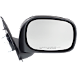 Passenger Side Mirror, Power Adjust, Heated, Manual Folding, Textured Black, No Signal Light, No Memory, No Puddle Light, No Auto-Dim, No Blind Spot Feature