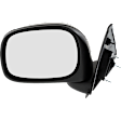 2004 Dodge Ram 1500 - Driver Side Mirror, Manual, 6 x 9-inch, Manual Adjust, Non-Heated, Textured Black, Manual Folding, No Signal Light, No Blind Spot Feature, No Memory, No Puddle Light, No Auto-Dimming