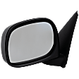 2004 Dodge Ram 1500 - Driver Side Mirror, Manual, 6 x 9-inch, Manual Adjust, Non-Heated, Textured Black, Manual Folding, No Signal Light, No Blind Spot Feature, No Memory, No Puddle Light, No Auto-Dimming