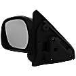 2004 Dodge Ram 1500 - Driver Side Mirror, Manual, 6 x 9-inch, Manual Adjust, Non-Heated, Textured Black, Manual Folding, No Signal Light, No Blind Spot Feature, No Memory, No Puddle Light, No Auto-Dimming