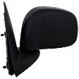 2004 Dodge Ram 1500 - Driver Side Mirror, Manual, 6 x 9-inch, Manual Adjust, Non-Heated, Textured Black, Manual Folding, No Signal Light, No Blind Spot Feature, No Memory, No Puddle Light, No Auto-Dimming