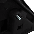 2004 Dodge Ram 1500 - Driver Side Mirror, Manual, 6 x 9-inch, Manual Adjust, Non-Heated, Textured Black, Manual Folding, No Signal Light, No Blind Spot Feature, No Memory, No Puddle Light, No Auto-Dimming