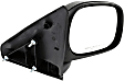 Passenger Side Mirror, Manual Adjust, Non-Heated, Manual Folding, Textured Black, No Signal Light, No Memory, No Puddle Light, No Auto-Dim, No Blind Spot Feature