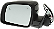 2022 Dodge Durango R/T Hemi Orange - Driver Side Mirror, Power Adjust, Heated, Paintable, Manual Folding, In-housing Signal Light, With Blind Spot Detection in Glass, With Memory, No Puddle Light, No Auto-Dimming
