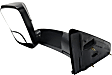 2002-2008 Dodge Ram 1500 - Driver Side Towing Mirror, Manual Adjust, Manual Folding, Non-Heated, Textured Black, No Signal Light, No Memory, No Puddle Light, No Auto-Dimming, With Blind Spot Glass
