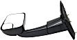 2002-2008 Dodge Ram 1500 - Driver Side Towing Mirror, Manual Adjust, Manual Folding, Non-Heated, Textured Black, No Signal Light, No Memory, No Puddle Light, No Auto-Dimming, With Blind Spot Glass