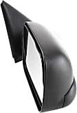Passenger Side Towing Mirror, Manual Adjust, Manual Folding, Non-Heated, Textured Black, No Signal Light, No Memory, No Puddle Light, No Auto-Dimming, With Blind Spot Glass
