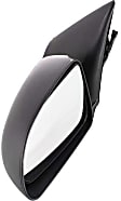 Driver Side Mirror, Power Adjust, Non-Folding, Non-Heated, Textured Black, No Signal Light, No Memory, No Puddle Light, No Auto-Dimming, No Blind Spot Feature