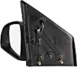 Driver Side Mirror, Power Adjust, Non-Folding, Non-Heated, Textured Black, No Signal Light, No Memory, No Puddle Light, No Auto-Dimming, No Blind Spot Feature
