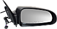 Passenger Side Mirror, Power Adjust, Non-Folding, Non-Heated, Textured Black, No Signal Light, No Memory, No Puddle Light, No Auto-Dimming, No Blind Spot Feature