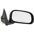 Passenger Side Mirror, Power, Manual Folding, Heated, Textured Black, No Signal Light, No Memory, No Puddle Light, No Auto-Dimming, No Blind Spot Feature