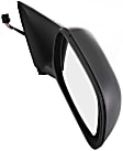 Passenger Side Mirror, Power, Manual Folding, Heated, Textured Black, No Signal Light, No Memory, No Puddle Light, No Auto-Dimming, No Blind Spot Feature