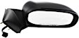 Passenger Side Mirror, Power, Manual Folding, Heated, Textured Black, No Signal Light, No Memory, No Puddle Light, No Auto-Dimming, No Blind Spot Feature
