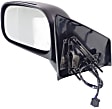 Driver Side Mirror, Power Adjust, Manual Folding, Heated, Textured Black, No Signal Light, No Memory, No Puddle Light, No Auto-Dimming, No Blind Spot Feature