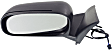 Driver Side Mirror, Power Adjust, Manual Folding, Heated, Textured Black, No Signal Light, No Memory, No Puddle Light, No Auto-Dimming, No Blind Spot Feature