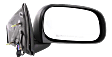 Passenger Side Mirror, Power Adjust, Manual Folding, Heated, Textured Black, No Signal Light, No Memory, No Puddle Light, No Auto-Dimming, No Blind Spot Feature