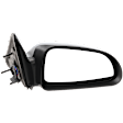 Passenger Side Mirror, Power, Non-Folding, Non-Heated, Textured Black, No Signal Light, No Memory, No Puddle Light, No Auto-Dimming, No Blind Spot Feature