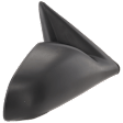 Passenger Side Mirror, Manual Adjust, Non-Folding, Non-Heated, Textured Black, No Signal Light, No Memory, No Puddle Light, No Auto-Dimming, No Blind Spot Feature