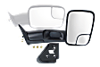 Passenger Side Towing Mirror, Manual Adjust, Non-Heated, Manual Folding, Textured Black, No Signal Light, No Memory, No Puddle Light, No Auto-Dimming, With Blind Spot Glass
