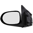 Driver Side Mirror, Power, Non-Folding, Non-Heated, Textured Black, No Signal Light, No Memory, No Puddle Light, No Auto-Dimming, No Blind Spot Feature