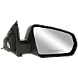 Passenger Side Mirror, Power, Non-Folding, Non-Heated, Paintable, No Signal Light, No Memory, No Puddle Light, No Auto-Dimming, No Blind Spot Feature
