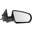 Passenger Side Mirror, Power, Non-Folding, Heated, Paintable, No Signal Light, No Memory, No Puddle Light, No Auto-Dimming, No Blind Spot Feature