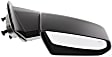 Passenger Side Mirror, Power, Non-Folding, Heated, Paintable, No Signal Light, No Memory, No Puddle Light, No Auto-Dimming, No Blind Spot Feature