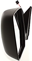 Driver Side Mirror, Power Adjust, Manual Folding, Non-Heated, Textured Black, No Signal Light, No Memory, No Puddle Light, No Auto-Dimming, No Blind Spot Feature