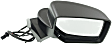 2007-2011 Dodge Nitro - Passenger Side Mirror, Power, Manual Folding, Heated, Textured Black, No Signal Light, Memory, Puddle Light, Auto-Dimming, and Blind Spot Feature, For Models With One Touch Feature