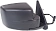 2007-2011 Dodge Nitro - Passenger Side Mirror, Power, Manual Folding, Heated, Textured Black, No Signal Light, Memory, Puddle Light, Auto-Dimming, and Blind Spot Feature, For Models With One Touch Feature