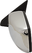 Driver Side Mirror, Non-Towing, Power, Manual Folding, Heated, Chrome, In-housing Signal Light, With memory, With Puddle Light, No Auto-Dimming, No Blind Spot Feature