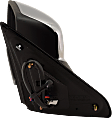 Driver Side Mirror, Non-Towing, Power, Manual Folding, Heated, Chrome, In-housing Signal Light, With memory, With Puddle Light, No Auto-Dimming, No Blind Spot Feature