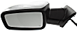Driver Side Mirror, Non-Towing, Power, Manual Folding, Heated, Chrome, In-housing Signal Light, With memory, With Puddle Light, No Auto-Dimming, No Blind Spot Feature