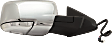 Passenger Side Mirror, Non-Towing, Power, Manual Folding, Heated, Chrome, In-housing Signal Light, With memory, With Puddle Light, No Auto-Dimming, No Blind Spot Feature