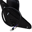 Driver Side Mirror, Power Adjust, Heated, Manual Folding, Paintable, In-housing Signal Light, No Memory, With Puddle Light, No Auto-Dimming, No Blind Spot Feature