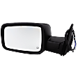 Driver Side Mirror, Power Adjust, Heated, Manual Folding, Paintable, In-housing Signal Light, No Memory, With Puddle Light, No Auto-Dimming, No Blind Spot Feature