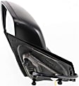 Driver Side Mirror, Power Adjust, Manual Folding, Heated, Textured Black, No Signal Light, No Memory, No Puddle Light, No Auto-Dimming, No Blind Spot Feature