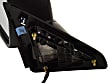 Driver Side Non-Towing Mirror, Power, Heated, Manual Folding, Textured Black, No Signal Light, No Memory, No Puddle Light, No Auto-Dimming, No Blind Spot Feature