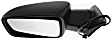 Driver Side Non-Towing Mirror, Power, Heated, Manual Folding, Textured Black, No Signal Light, No Memory, No Puddle Light, No Auto-Dimming, No Blind Spot Feature