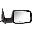 Passenger Side Non-Towing Mirror, Power, Heated, Manual Folding, Textured Black, No Signal Light, No Memory, No Puddle Light, No Auto-Dimming, No Blind Spot Feature