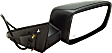 Passenger Side Non-Towing Mirror, Power, Heated, Manual Folding, Textured Black, No Signal Light, No Memory, No Puddle Light, No Auto-Dimming, No Blind Spot Feature