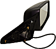 Passenger Side Non-Towing Mirror, Power, Heated, Manual Folding, Textured Black, No Signal Light, No Memory, No Puddle Light, No Auto-Dimming, No Blind Spot Feature