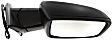 Passenger Side Non-Towing Mirror, Power, Heated, Manual Folding, Textured Black, No Signal Light, No Memory, No Puddle Light, No Auto-Dimming, No Blind Spot Feature