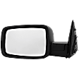 Driver Side Mirror, Manual Adjust, Non-Heated, Manual Folding, Textured Black, No Signal Light, No Memory, No Puddle Light, No Auto-Dim, No Blind Spot Feature