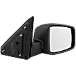 Passenger Side Mirror, Manual Adjust, Non-Heated, Manual Folding, Textured Black, No Signal Light, No Memory, No Puddle Light, No Auto-Dim, No Blind Spot Feature