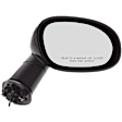 Passenger Side Mirror, Power Adjust, Manual Folding, Non-Heated, Paintable, No Signal Light, No Memory, No Puddle Light, No Auto-Dimming, No Blind Spot Feature