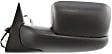 Driver Side Towing Mirror, Power Adjust, Non-Heated, Manual Folding, Textured Black, No Signal Light, No Memory, No Puddle Light, No Auto-Dim, With Blind Spot Glass