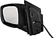2020 Dodge Grand Caravan SXT Plus - Driver Side Mirror, Power Adjust, Heated, Textured Black, Manual Folding, No Signal Light, No Blind Spot Feature, No Memory, No Puddle Light, No Auto-Dimming